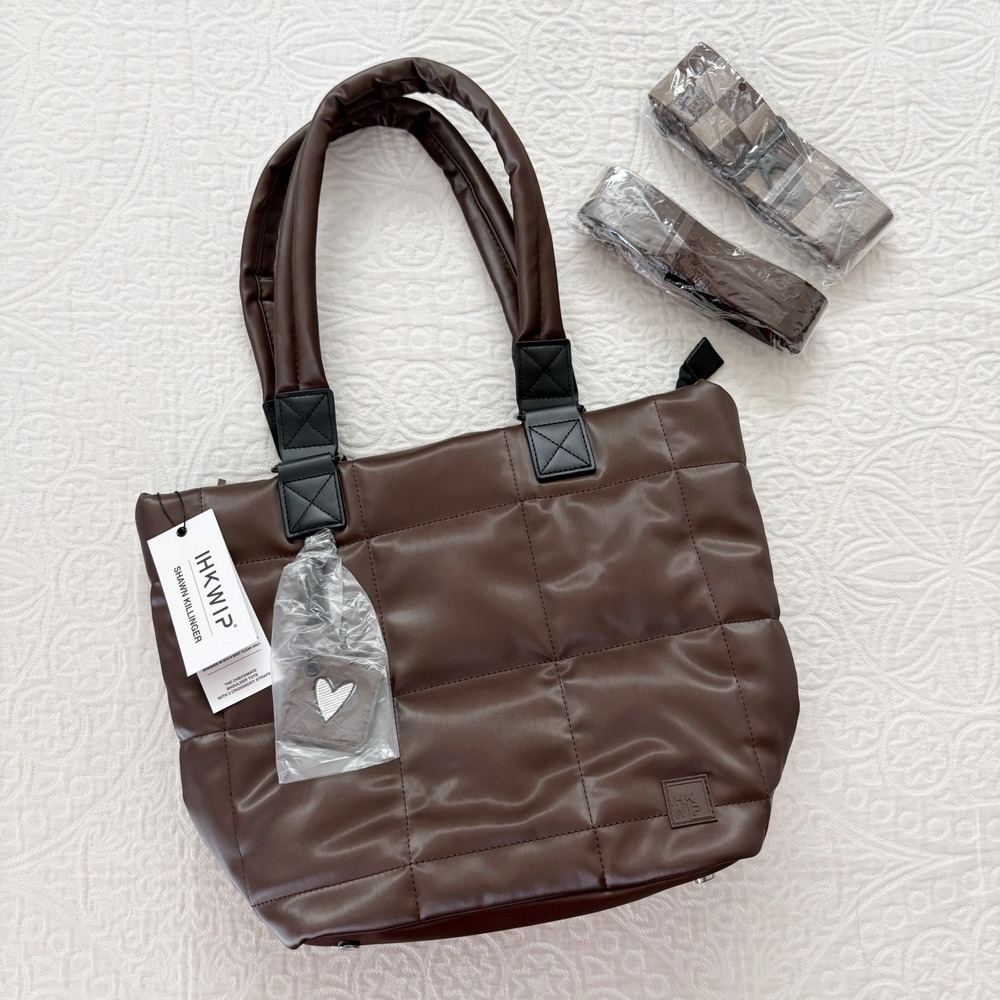 Shawn Killinger x IHKWIP Checkmate Crossbody Tote w/‎ 2 Crossbody Straps